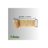 BİŞKİN 50CM x 6M Misina Ipli Doğal Bambu Kamış Çit,bahçe Çiti,balon Çiti,hasır Çit, Gölgelik