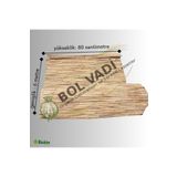 BİŞKİN 80cm X 6m Afyonkarahisardan Misina Ipli Doğal Bambu Kamış Çit,bahçe Çiti,hasır Çit, Gölgelik