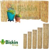 Bişkin 80CM Yükseklik x 150CM Genişlik Bambu Kamış Hasır Çit Dekoratif Bahçe Balkon ve Duvar Çiti Reedfence