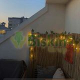 Bişkin 80CM Yükseklik x 300CM Genişlik Bambu Kamış Hasır Çit Dekoratif Bahçe Balkon ve Duvar Çiti Reedfence