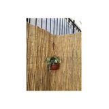 BİŞKİN Kamış Çit 1 Metre X 1 Metre Balkon Çiti, Eber Gölünden Bambu Çit, Bahçe Çiti Ve Gölgelik