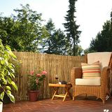 Bişkin Reed Fence Misina Ipli Doğal Bambu Kamış Çit , Bahçe Çiti , Balon Çiti , Hasır Çit , Gölgelik Dekor Bişkin Kamış Çit 2 - 2METRE X 4,5METRE