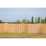 Bişkin Reed Fence Uv.Misina Ip Örgülü Doğal Kamış Çit Balkon Çiti Hasır Bambu Çit Bahçe Çiti Ve Gölgelik Dekor - 1metre x 4,5metre