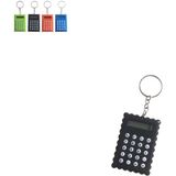 Bisküvi Şekilli Mini 8 Haneli Hesap Makinesi Anahtarlık (1 Adet) (Ebat: 5,5 cm x 3,7 Cm) - Siyah