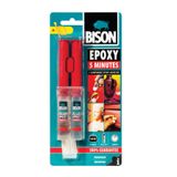 Bison Epoxy 5 Dakika (ÇOK GÜÇLÜ ŞEFFAF EPOXY YAPIŞTIRICI) 24 ml