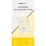Bıspack,Nextbeau Kırışıklık Karşıtı Aydınlatıcı Niacinamide İçeren Sheet Mask