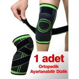 Bispot Ortopedik Ayarlanabilir Dizlik Onarıcı Diz Desteği 1 Adet Polyester Malzeme ile Sağ - Sol Kullanım