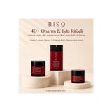 Bisque 40+ Onarım & Işıltı Ritüeli | Krem + Mist + Dudak Bakımı | HA-4 Kompleks | Retinol | 40+