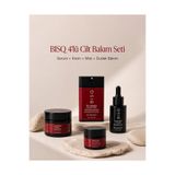Bisque 4'lü Menopoz Cilt Bakım Seti | Serum + Krem + Mist + Dudak Bakımı | HA-4 Kompleks | Retinol | 40+