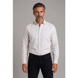 Bisse Bej Regular Fit Pamuk Keten Birit Yaka Gömlek GMKTNA122009_D07 - XL