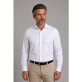 Bisse Beyaz Grubu Regular Fit Pamuk Cepsiz Klasik Uzun Yaka Gömlek GMKLS252204_D01 - Standart