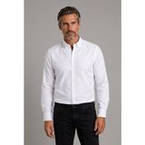 Bisse Beyaz Grubu Regular Fit Pamuk Oxford Spor Gömlek GMOK2PB01352_D01 - 2XL