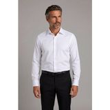 Bisse Beyaz Regular Fit Cepsiz Klasik Uzun Yaka Saten Gömlek GMKLS252188_D01 - 45