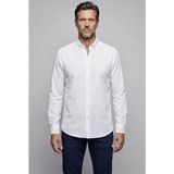 Bisse Beyaz Regular Fit Cepsiz Uzun Paşa Yaka Gömlek GMKTN261086_01 - XL