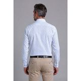 Bisse Beyaz Regular Fit Pamuk Cepsiz Uzun Paşa Yaka Gömlek GMARS261036_D01 - 2XL