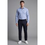 Bisse Bisse Studio Erkek Regular Fit Uzun Kollu Mavi Cepsiz Gömlek BSGMARS25564_36 - 2XL