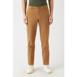 Bisse Camel Pamuk Cepli Lastikli Spor Pantolon