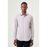 Bisse Erkek Regular Fit Klasik Gömlek Kahve GM23K232042_D11 - 40