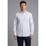 Bisse Erkek Regular Fit Uzun Kol Cepsiz Pamuk Beyaz Gömlek BSGMKLS25314_D01 - XL