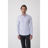 Bisse Erkek Regular Fit Uzun Kol Italyan Yaka Pamuk Mavi Gömlek GMCZG250126_D35 - 38