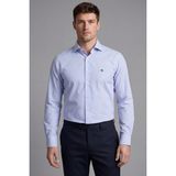 Bisse Erkek Regular Fit Uzun Kollu Italyan Yaka Cepsiz Pamuk Lacivert Gömlek BSGMKLS25320_D39