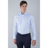 Bisse Erkek Uzun Kollu Pal Bdk Yaka Mavi Gömlek GMOKS250003_D35 - 39