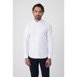 Bisse Erkek Uzun Kollu Regular Fit Beyaz Gömlek GMOKS252100_01