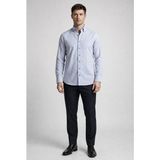 Bisse Gri Regular Fit Cepsiz Uzun Paşa Yaka Gömlek BSGMKLS26306_C55