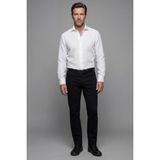Bisse Italyan Yaka Regular Fit Beyaz Uzun Kol Cepsiz Erkek Gömlek GMKLS250058_D01 - 39