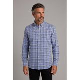 Bisse Kahve Regular Fit Pamuk Cepsiz Uzun Yaka Gömlek GMEKS252145_E11 - XL