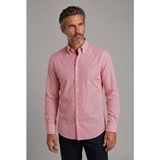 Bisse Kırmızı Regular Fit Cepsiz Uzun Paşa Yaka Gömlek GMCZG261044_D24 - 2XL