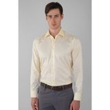 Bisse Klasik Yaka Regular Fit Sarı Uzun Kol Cepsiz Erkek Gömlek GMKLS250061_C17 - 39