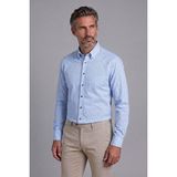 Bisse Koyu Lacivert Regular Fit Pamuk Cepsiz Uzun Yaka Gömlek GMARS261064_40 - XL