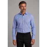 Bisse Koyu Mavi Regular Fit Pamuk Cepsiz Klasik Uzun Yaka Gömlek GMCZG252103_36 - 40