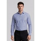 Bisse Lacivert Regular Fit Cepsiz Uzun Italyan Yaka Gömlek GMCZG261027_C39 - 43