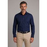 Bisse Lacivert Regular Fit Pamuk Cepsiz Klasik Uzun Yaka Gömlek GMKLS252203_D39 - Standart