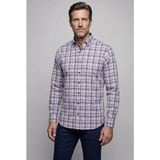 Bisse Lacivert Regular Fit Pamuk Cepsiz Uzun Paşa Yaka Gömlek GMEKS261016_E39 - XL