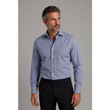 Bisse Lacivert Regular Fit Pamuk Cepsiz Uzun Yaka Gömlek GMCZG252080_C39 - 40