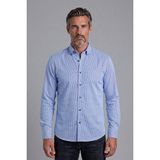 Bisse Mavi Regular Fit Cepli Uzun Paşa Yaka Gömlek GMEKS261030_E35 - XL