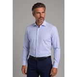 Bisse Mavi Regular Fit Cepsiz Italyan Yaka Uzun Gömlek GMCZG261077_D35 - 40
