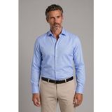 Bisse Mavi Regular Fit Cepsiz Klasik Uzun Italyan Yaka Gömlek GMKLS252181_D35 - 38