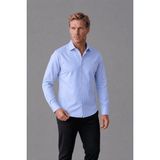 Bisse Mavi Regular Fit Cepsiz Klasik Uzun Yaka Gömlek GMKLS252180_D35 - 42