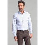 Bisse Mavi Regular Fit Pamuk Cepsiz Klasik Uzun Yaka Gömlek GMKLS250029_D35 - 40
