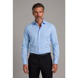 Bisse Mavi Regular Fit Pamuk Cepsiz Klasik Yaka Uzun Gömlek GMKLS250061_35 - 43
