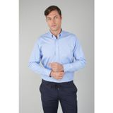 Bisse Mavi Regular Fit Pamuk Klasik Gömlek