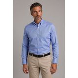 Bisse Mavi Regular Fit Uzun Paşa Yaka Gömlek GMKLS252178_D35 - 2XL