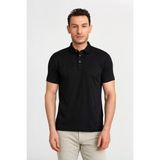 Bisse Merserize Pike Polo Yaka Siyah Erkek T-shirt TS24Y24105_D99