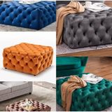 Bisse Mobilya Chester Puf - 75*45