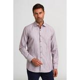 Bisse Modern Fit Dik Yaka Kiremit Erkek Gömlek GMDGR0122300211_D26 - XL