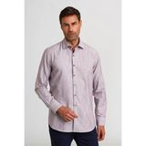 Bisse Modern Fit Dik Yaka Kiremit Erkek Gömlek GMDGR0122300211_D26